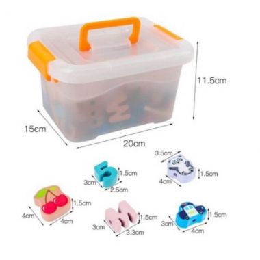 Bộ xâu hạt 64 chi tiết bằng gỗ - G036H